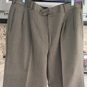 Louis Raphael Luxe men's light brown dress pants